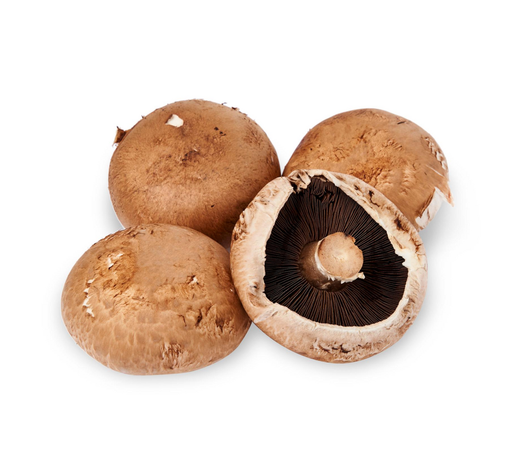 
            
                Load image into Gallery viewer, 275g Organic Jumbo Portobello Mushrooms
            
        