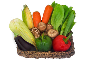 
            
                Load image into Gallery viewer, bokchoy, corn, carrot, mushroom, eggplant, bell pepper
            
        